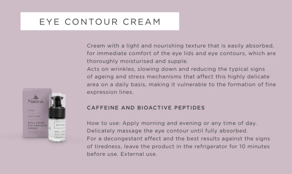 Naturys eye contour creme