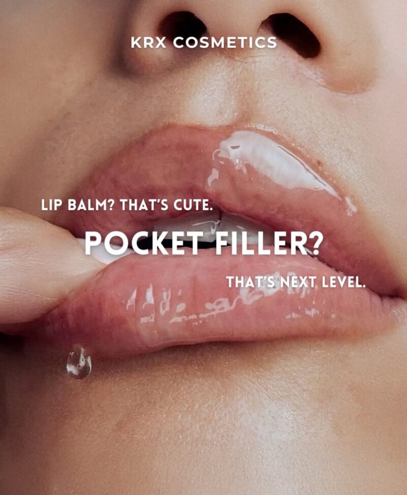 KRX Pocket Filler Lip Plumping Gloss - Pink - Image 2