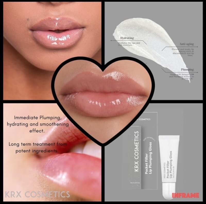 KRX Pocket Filler Lip Plumping Gloss - Rouge