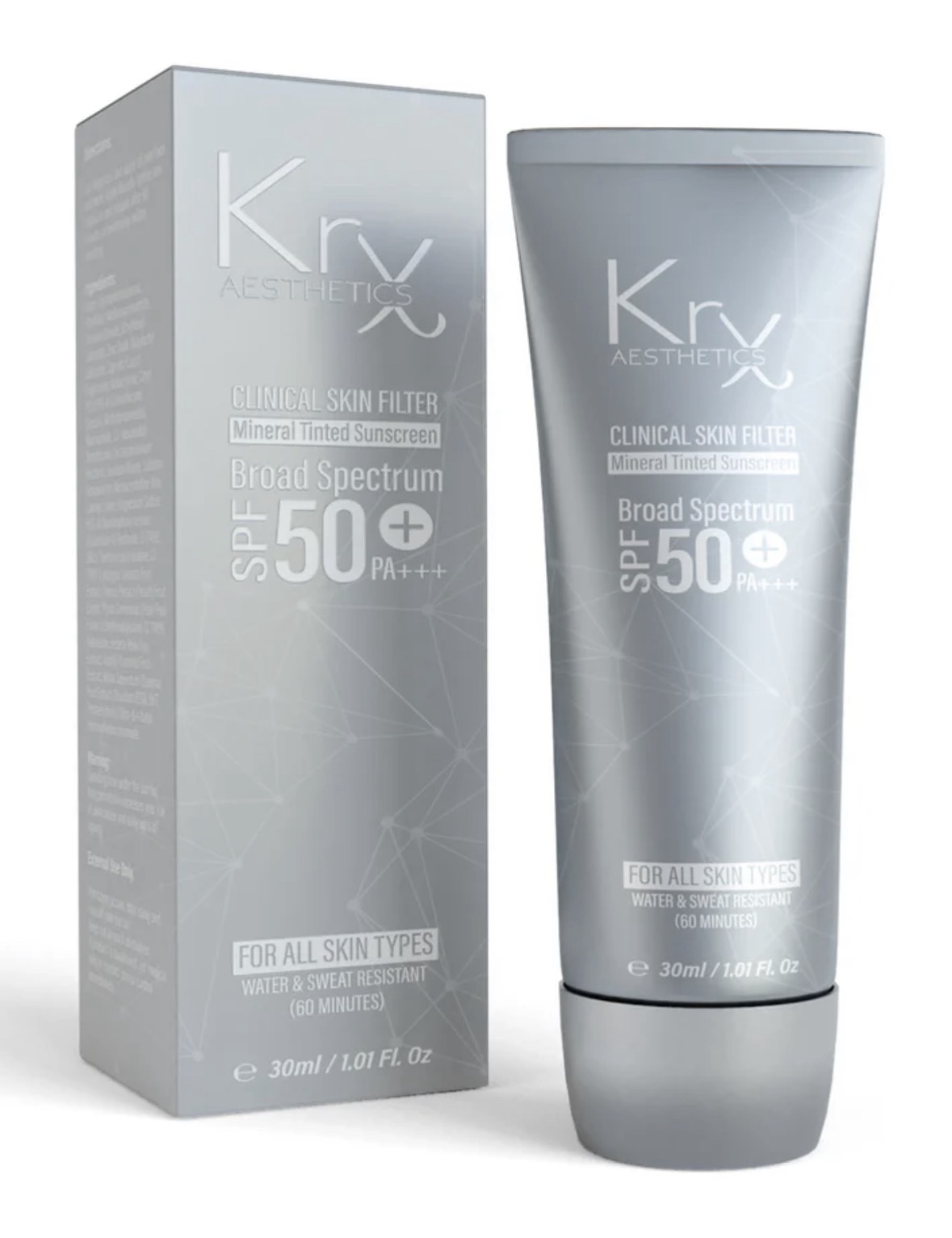 Clinical Skin filter Mineral tinted sunscreen SPF50 Medium/Dark 30g