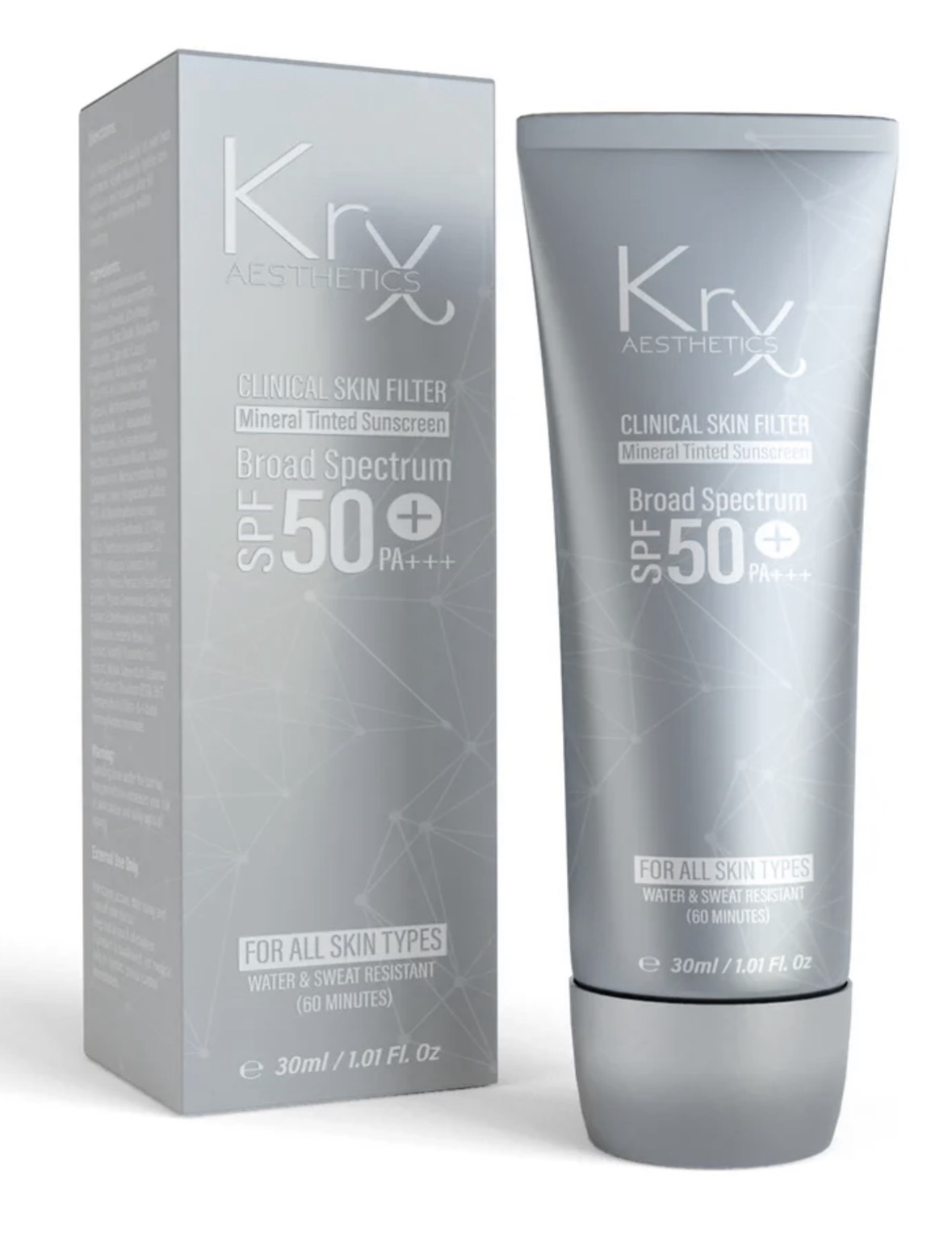 Clinical Skin filter Mineral tinted sunscreen SPF 50 - Light/Medium 30g