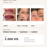 pmu kampange ombre brows læber eyeliner